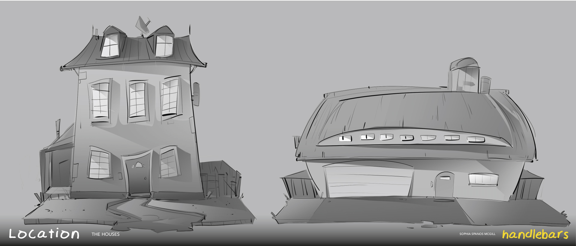 Handlebars town house designs