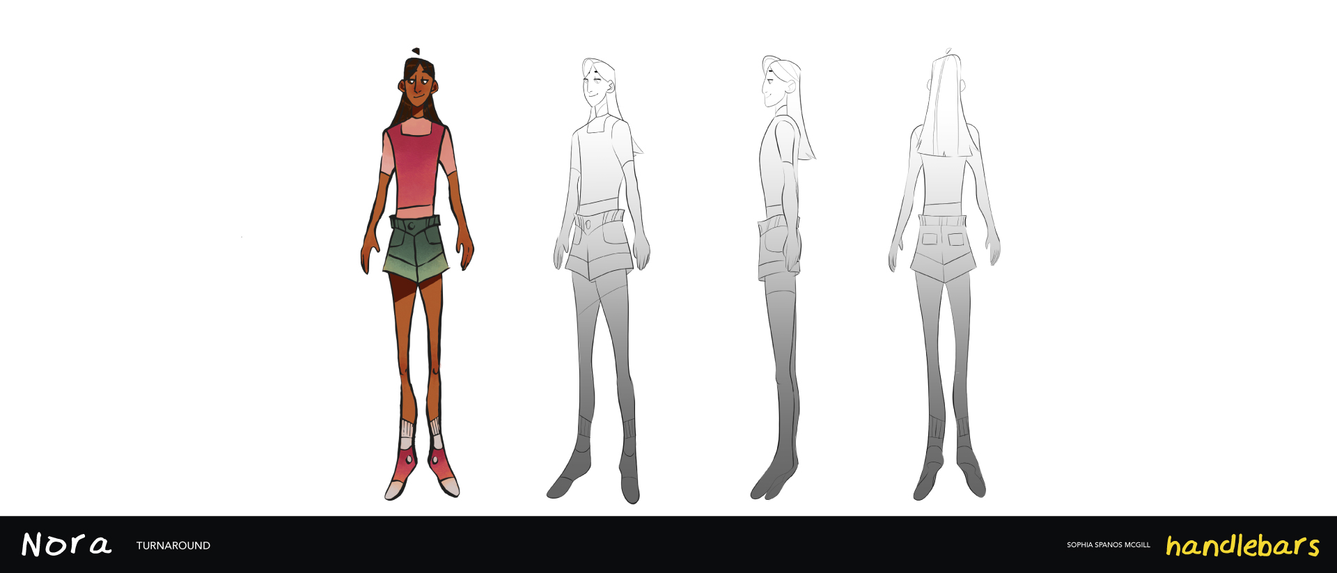 Handlebars secondary character turnaround