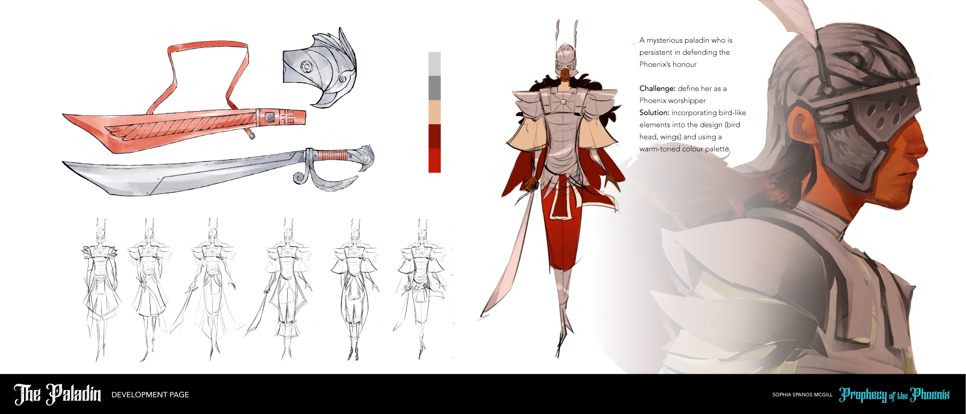 Prophecy of the Phoenix | the paladin character design