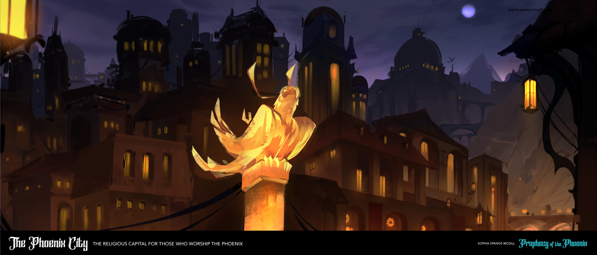 Sophia Spanos McGill | Prophecy of the Phoenix Worldbuilding Concept
