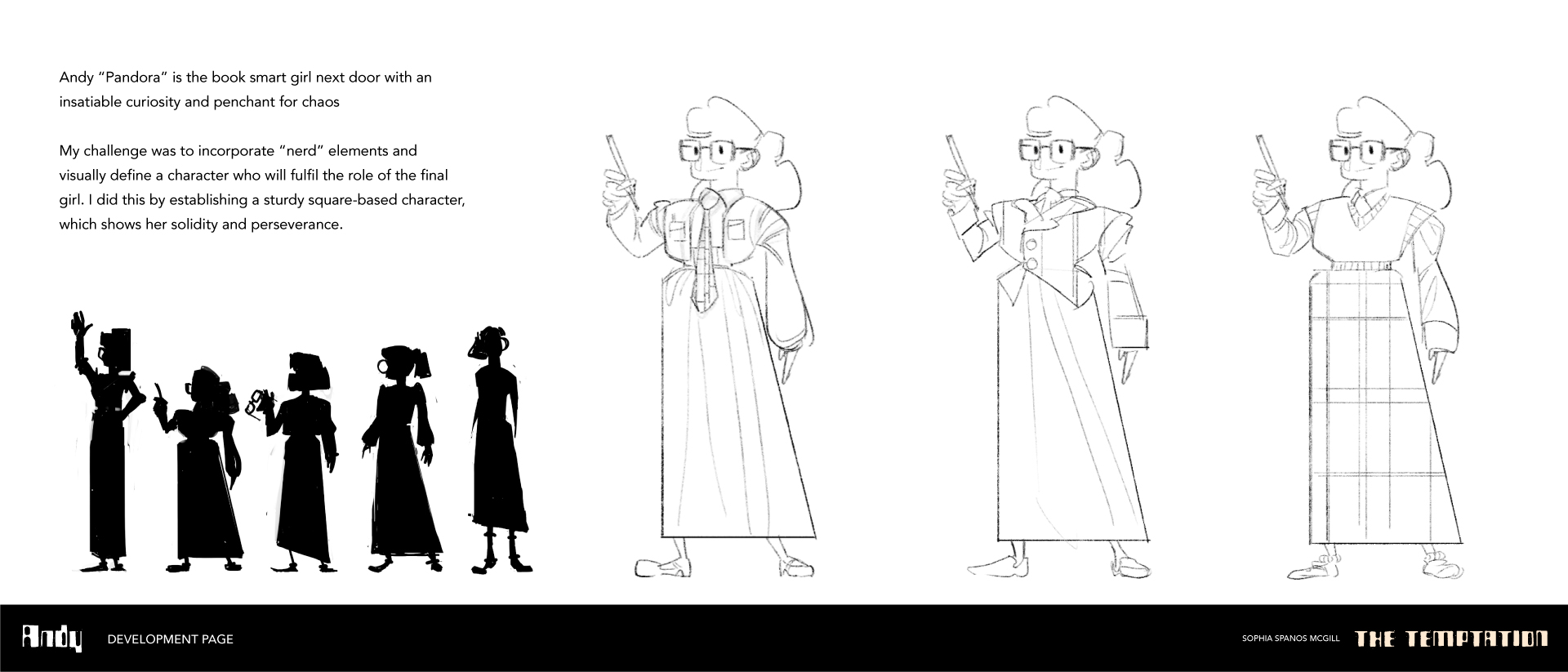 The Temptation Pandora character design