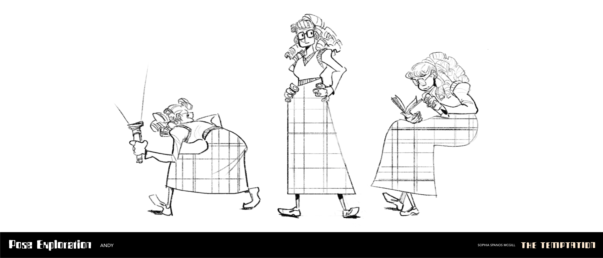 The Temptation Pandora pose exploration