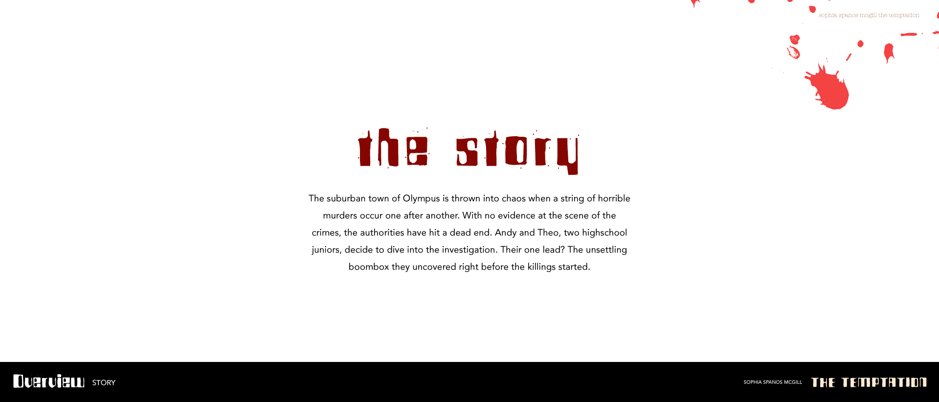 The Temptation story description